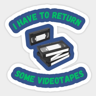 Videotapes Sticker